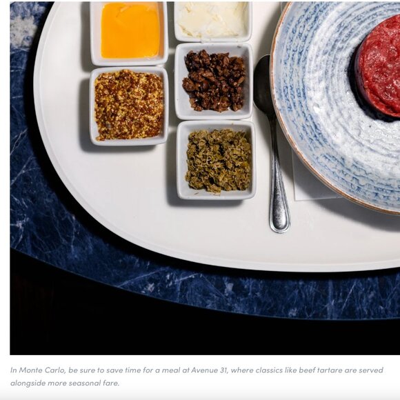 IYKYK Avenue 31 Cafe Monte Carlo & Bal Harbour Porcelain Plate & New Takeout Bag - Picture 9 of 9